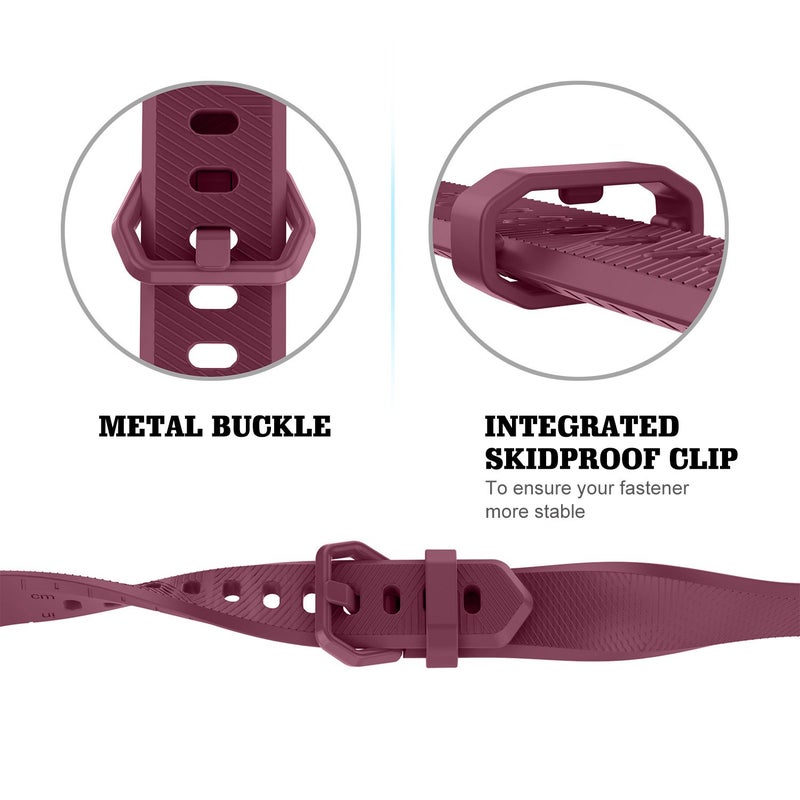Greeninsync Compatible with Fit Bit Alta Band for Women, Replacement for Fit Bit Alta HR Bands Small Watch Buckle Wristbands for Fit Bit Alta/Fit Bit Alta HR/Ace Strap Bracelets (Fuchsia) - Image 3